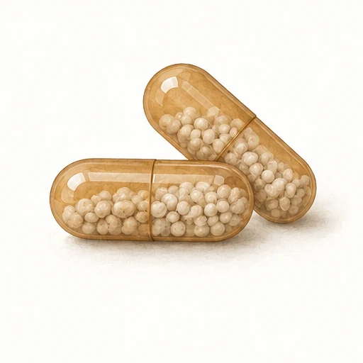 Illustrative capsule for Dexedrine Spansule; not a product identification image